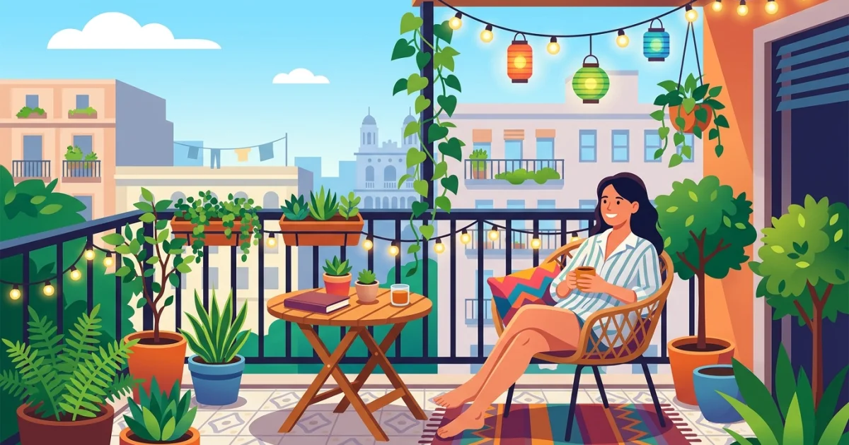 Ideas para decorar el balcón de tu departamento