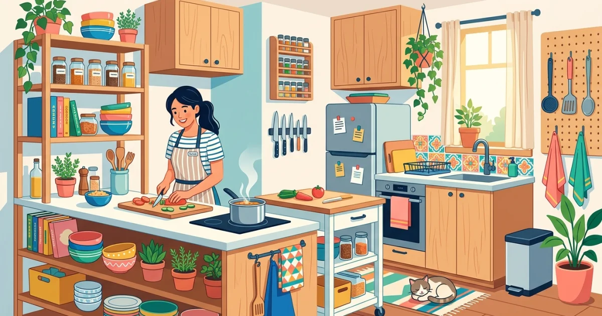 Cómo hacer una cocina pequeña cómoda y linda