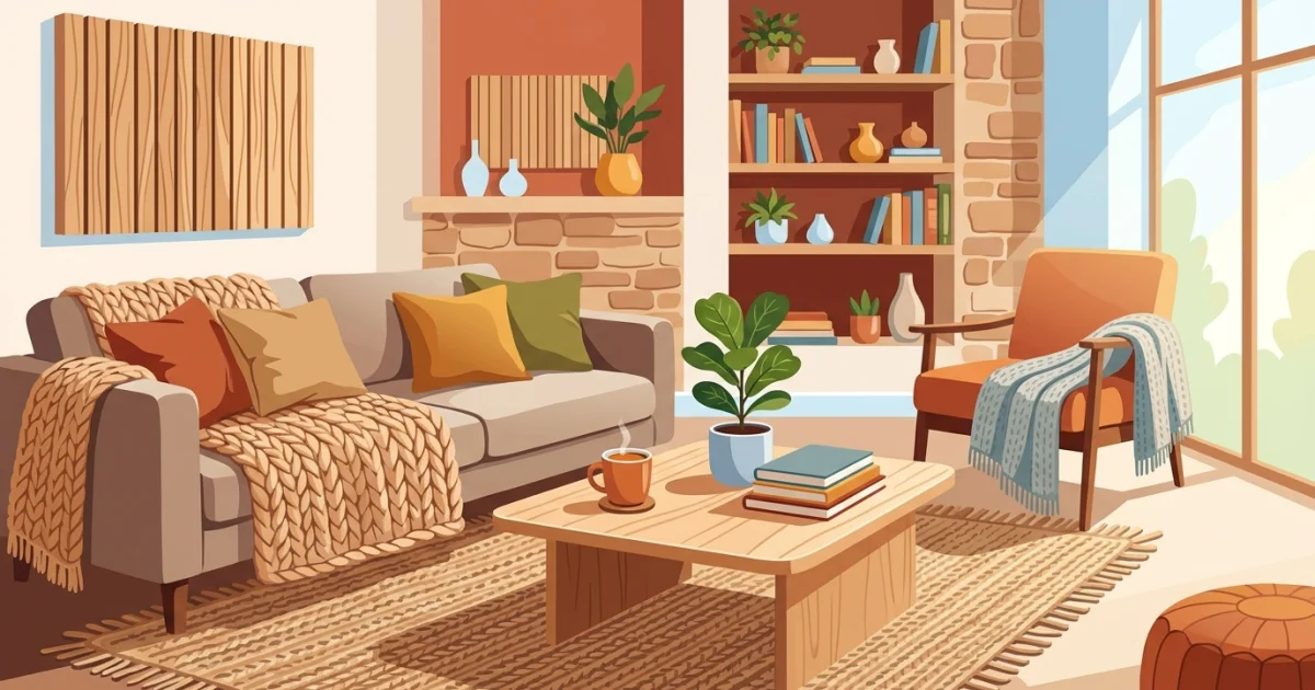 Materiales que transforman tu casa en un hogar calido
