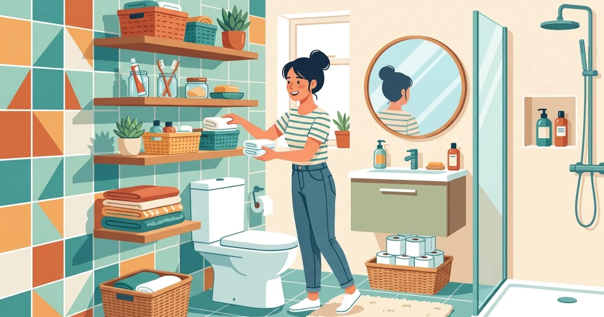 Cómo organizar un baño pequeño y funcional