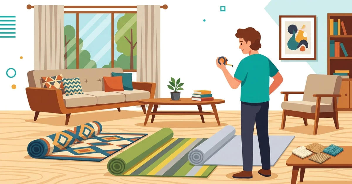 Guía para elegir la alfombra perfecta para tu sala