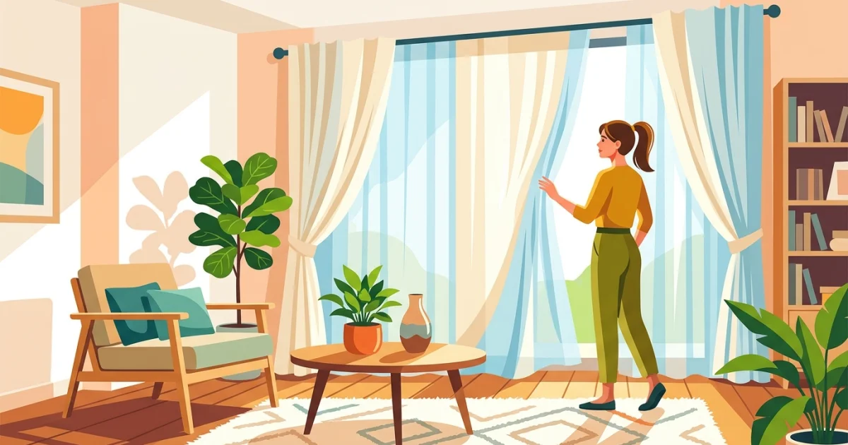 Guía para elegir cortinas en cuartos luminosos